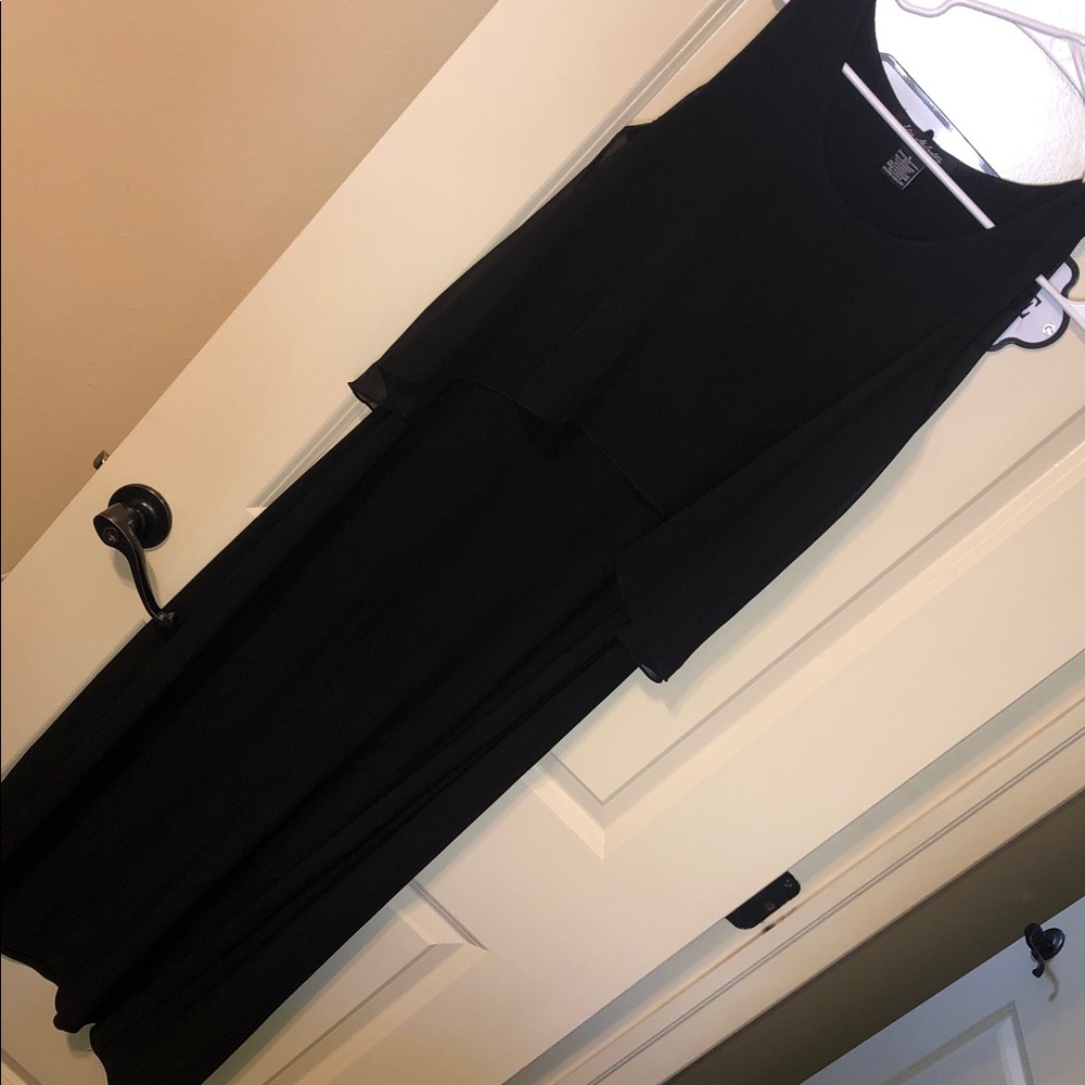 Black Sleeveless Maxi Dress